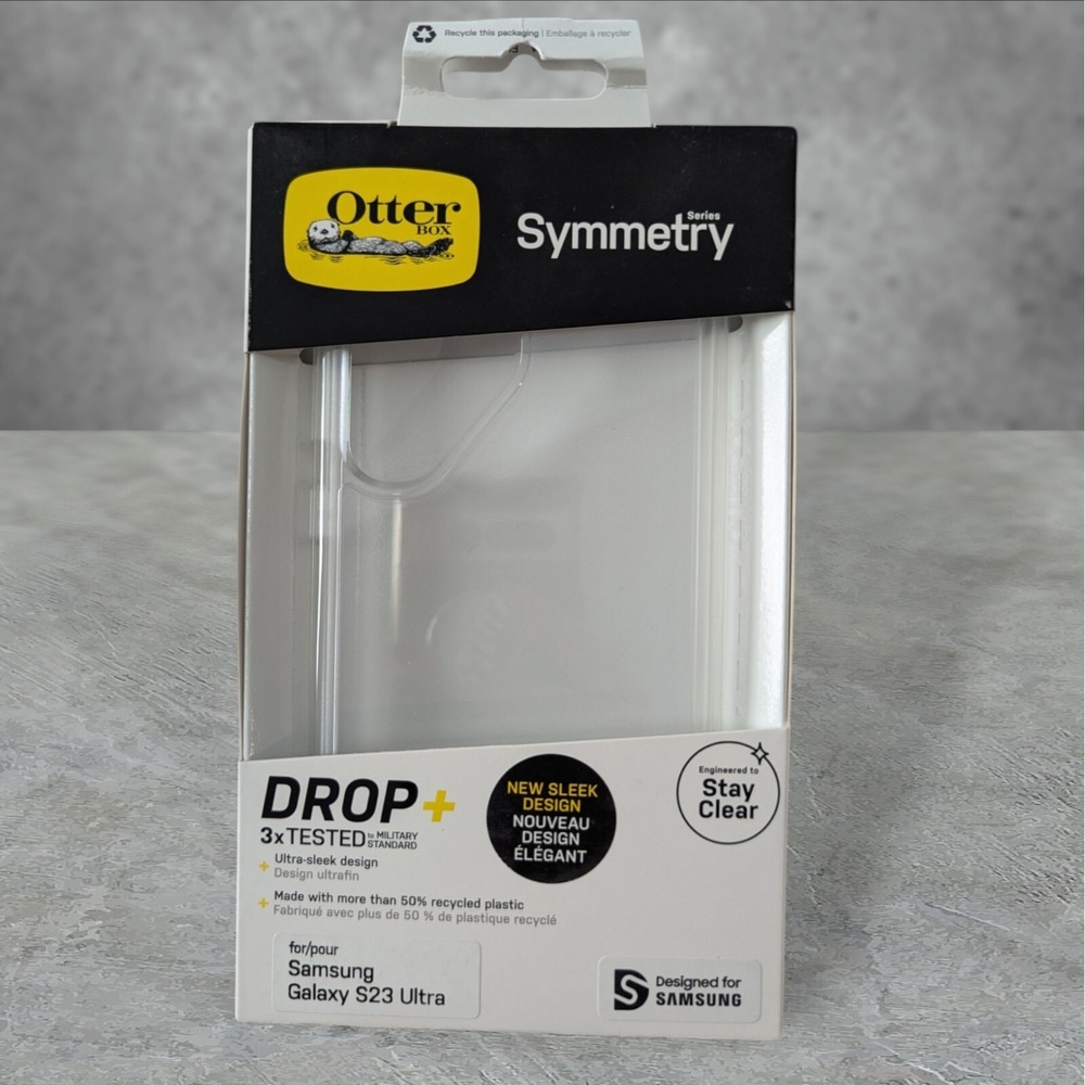 G7. Otterbox Symmetry Case for Samsung Galaxy S23 Ultra - Clear